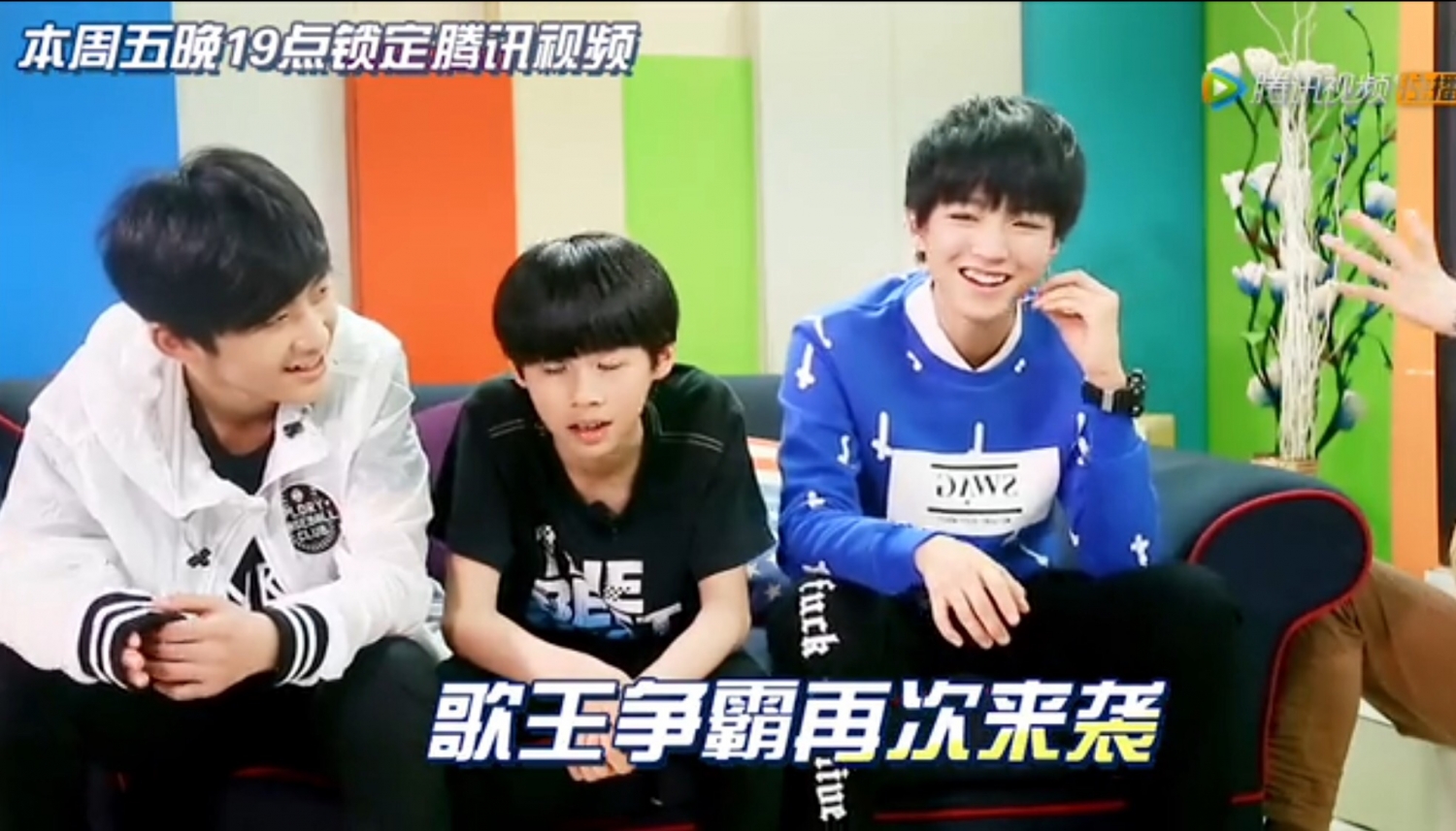 [tfboys][新闻]150430 tf少年go精彩预告 电话连线千玺 评冲天辫谁最