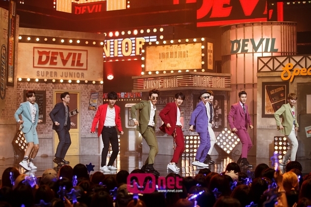 superjunior新闻150721mnet更新sjdevil华丽舞台照