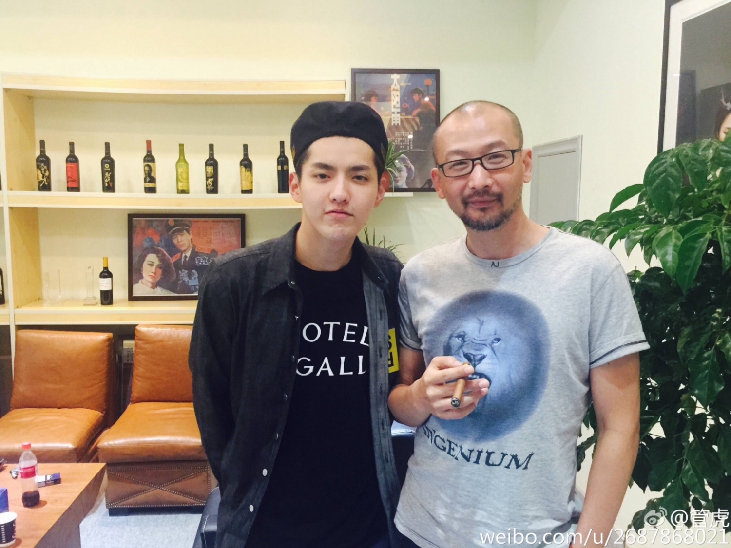 [吴亦凡][新闻]150911 管虎导演分享与吴亦凡合照 和