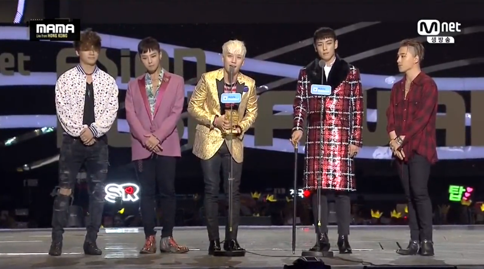 [bigbang][新闻]151202 bigbang《2015mama》首奖get!