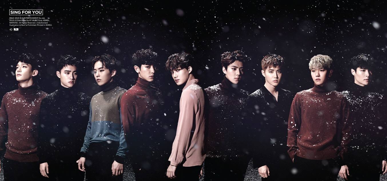 [exo][新闻]151217 exo《singforyou》专辑销量音源双