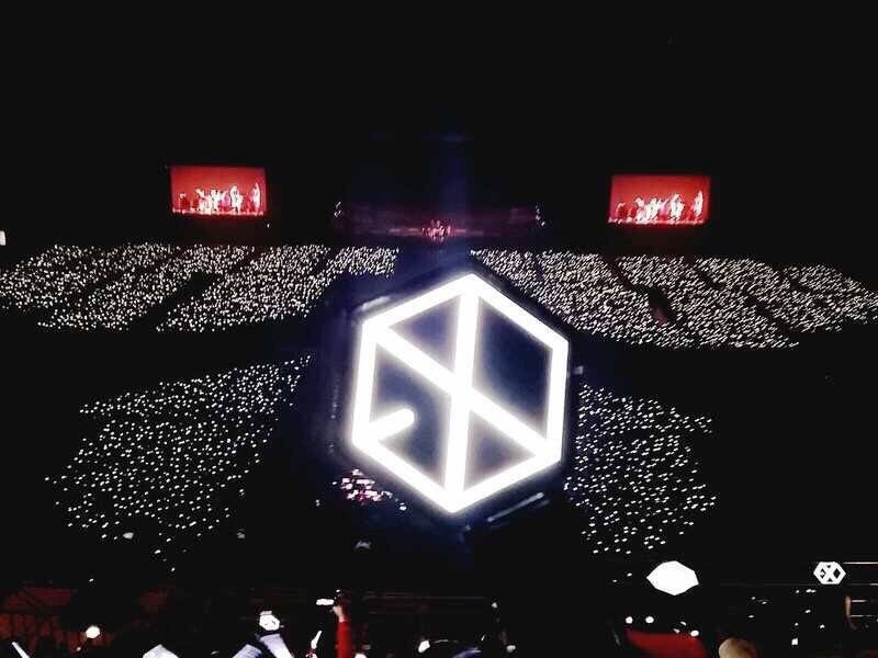 exo后记151231exo为宇宙天团exol伴舞帅气应援声完胜全场