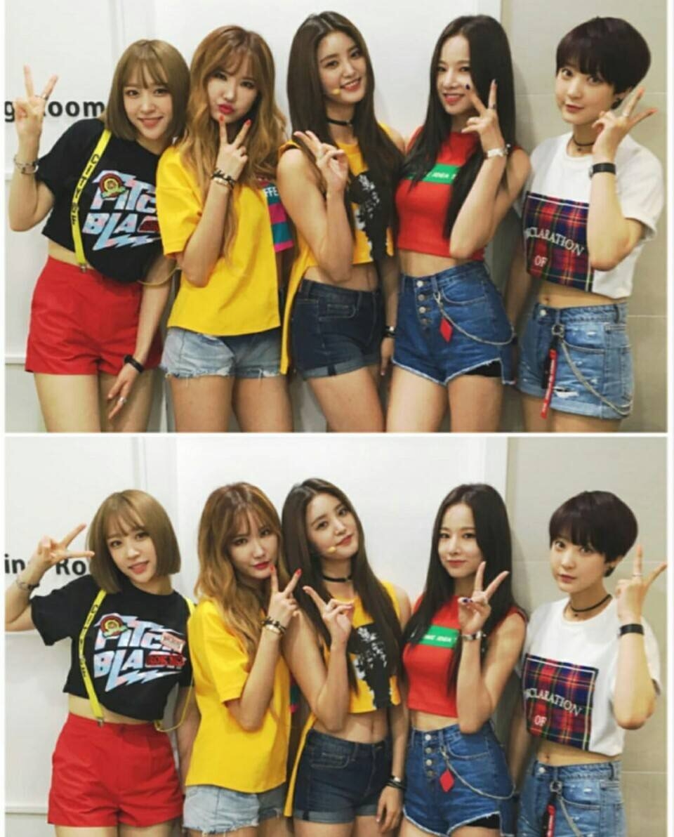 [exid][新闻]160702 exid"音银"后台合照 小树杈成必备pose