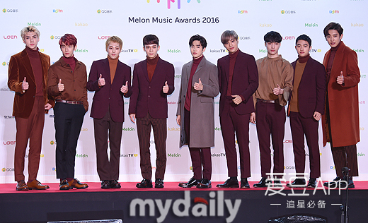 [EXO][新闻]161119 2016Melon Music Awards 