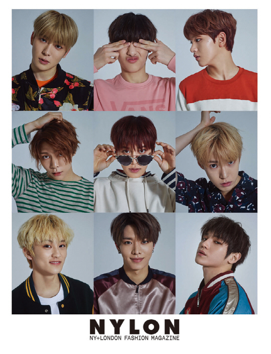 [nct[分享]170322 九人九色nct 127登上杂志《nylon》四月刊封面