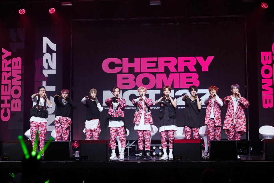 [nct][分享]170706 nct127《cherry bomb》comeback showcase舞台美照