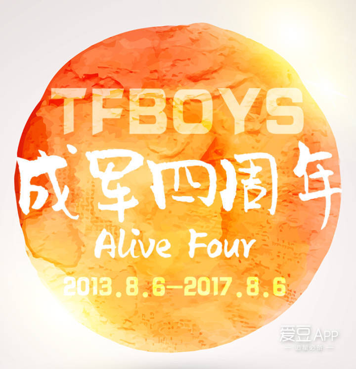 tfboys成军四周年专属头像 有爱组队换起来为添福宝应援!