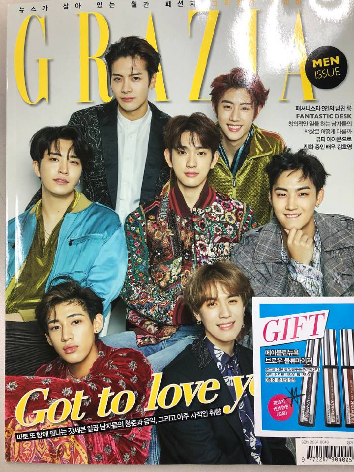 [got7[分享]180119 心动大概就是这种感觉?grazia实拍预览图出炉