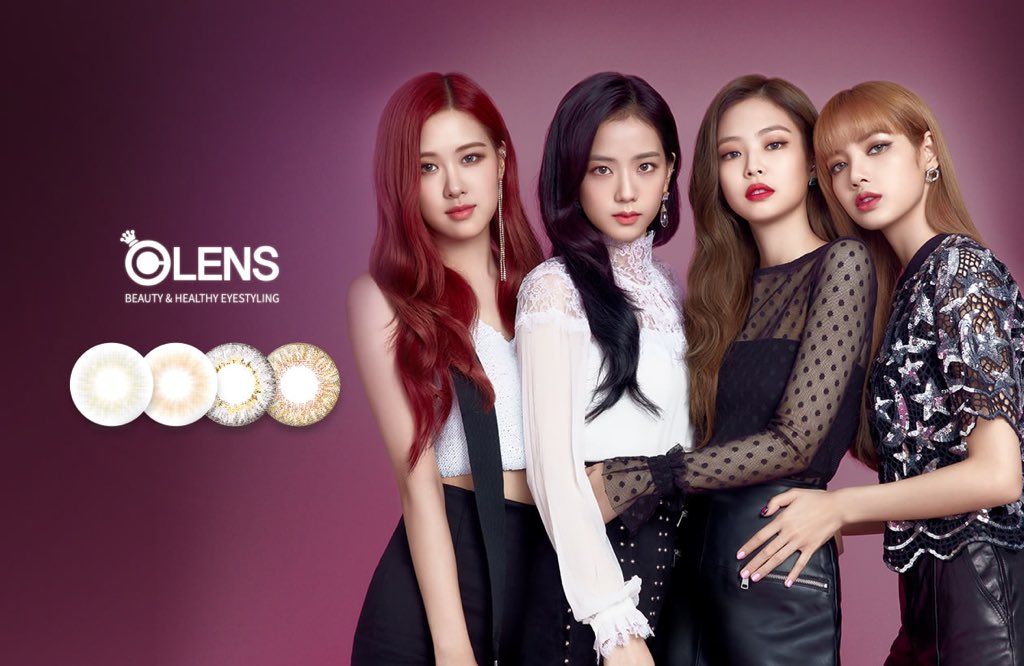 blackpink新闻180709新代言正式官宣blackpink成为美瞳品牌olens全新