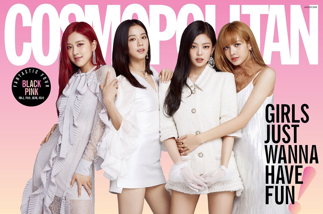 [星闻]周末来看plmm blackpink《cosmopolitan》画报出新