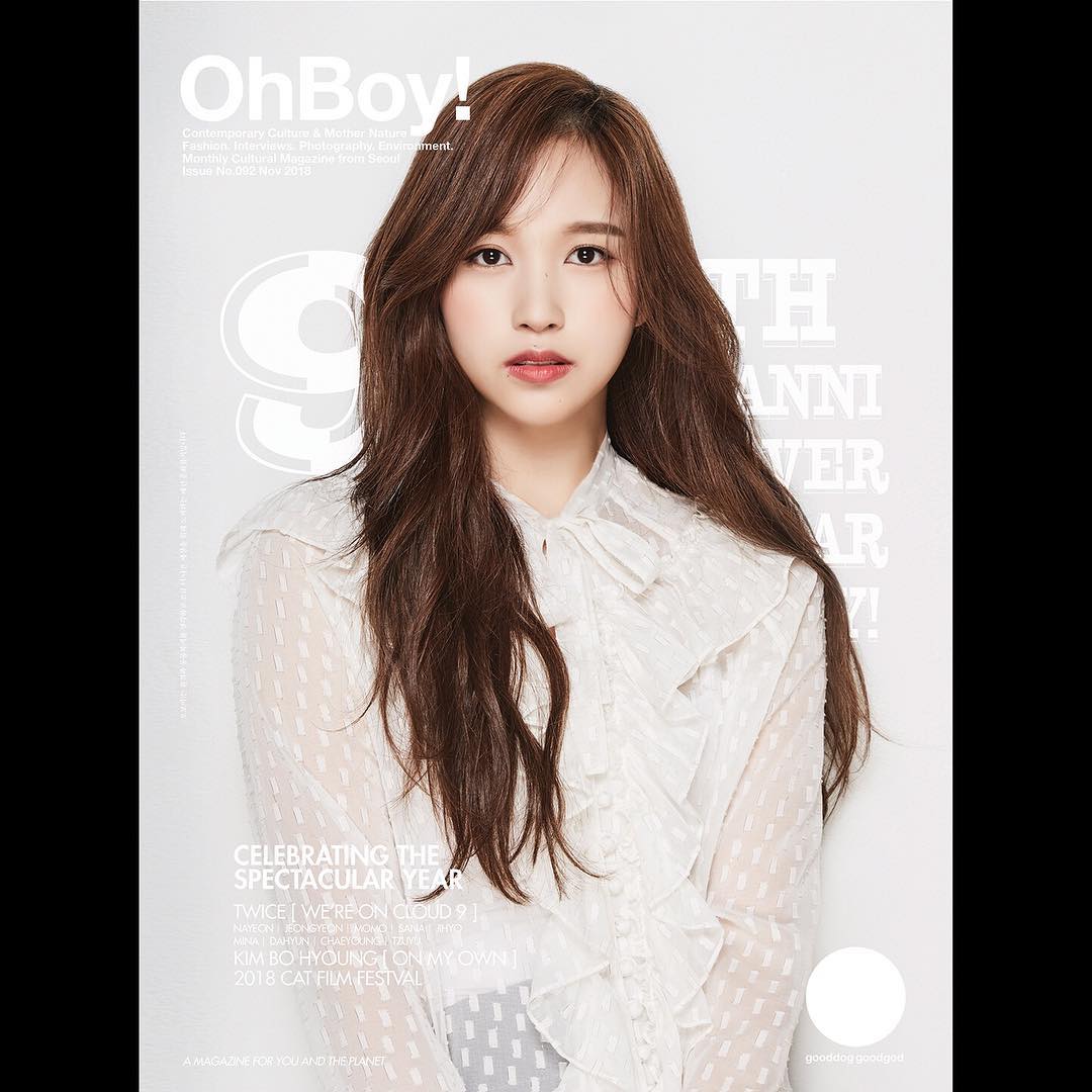 [twice][分享]181108 ohboy杂志创刊9周年纪念刊 momo-mina-定延-娜琏