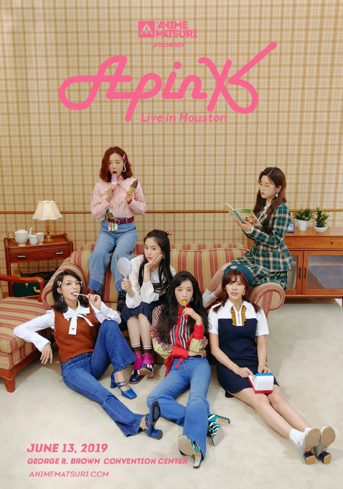 [apink][新闻]190511 复古风海报公开 apink将参加休斯顿公演!