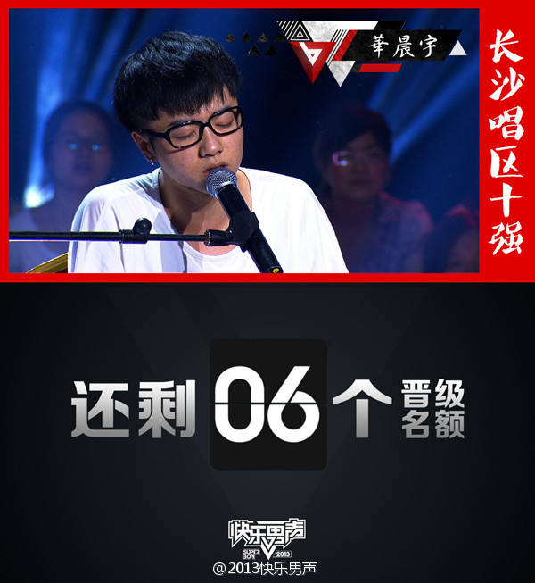 2013快乐男声华晨宇海选表演视频>>>【请戳这里】(文/冰美式  图/logo