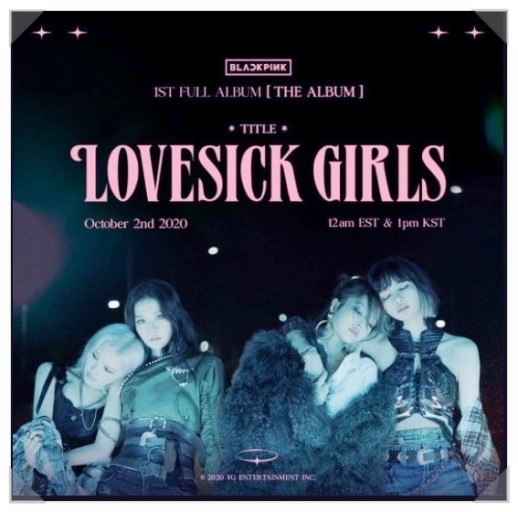 blackpink分享210112blackpinklovesickgirls在melon24hits榜上升至5