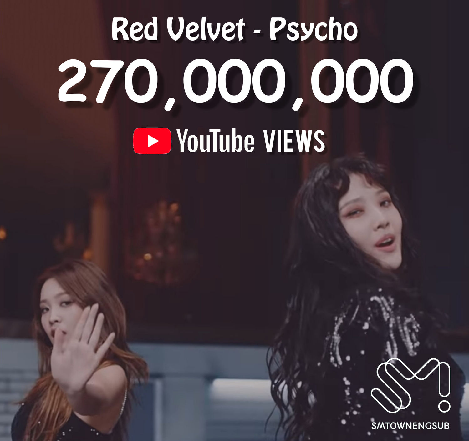 redvelvet分享210511psychomv在youtube的播放量突破27亿