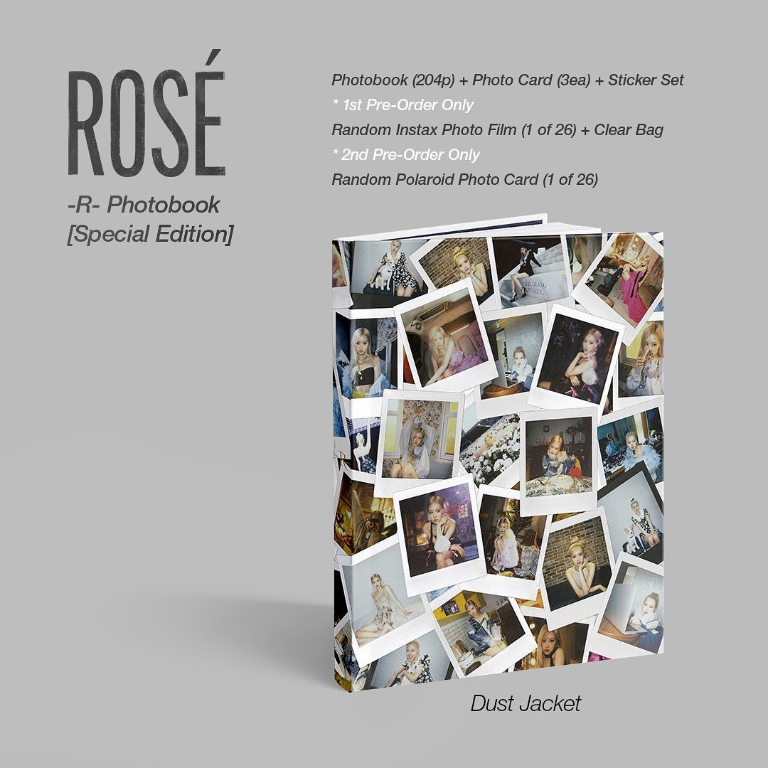 [blackpink][分享]210514 rose《r》photobook特别版配置预览公开