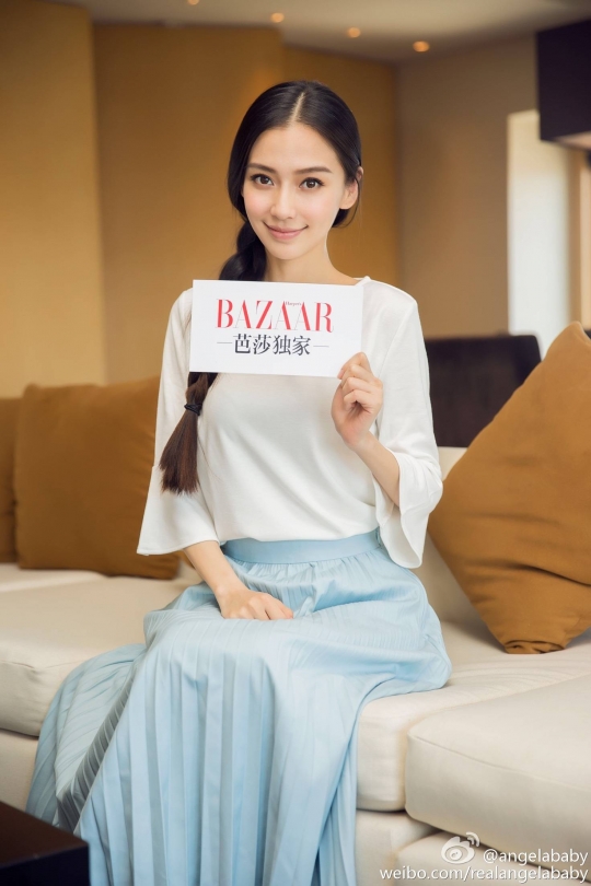 [angelababy][新聞]160331 baby隨身的包包裡面有什麼?即將揭曉!