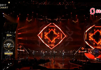  170408【EXO】饭拍《Lotto》舞台-第五届音悦V榜年度盛典