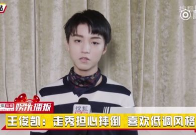 170619【王俊凯】搜狐视频专访王俊凯:喜欢低调穿衣风格