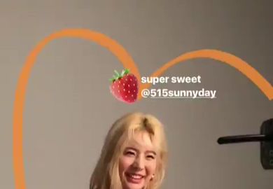 170706【Sunny】《W KOREA》杂志拍摄 草莓味的Sunny有点甜