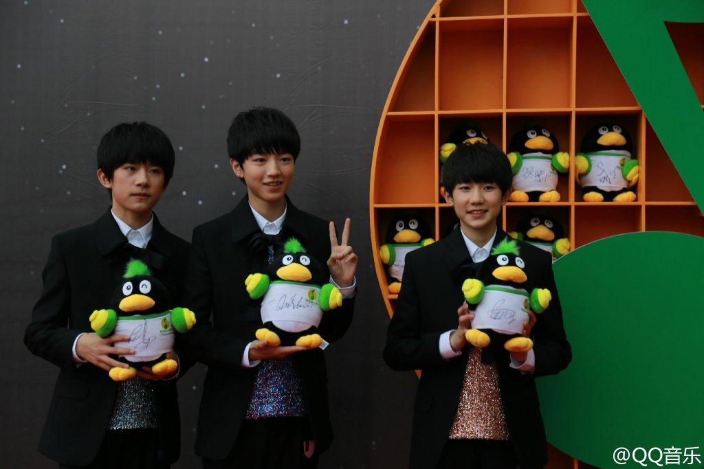 [tfboys][新聞]150327 qq音樂網絡人氣王——tfboys