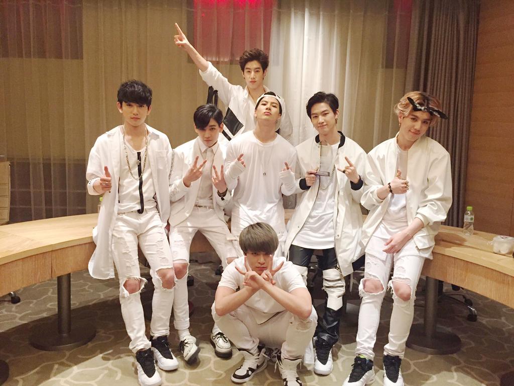 [got7[新闻]150410 got7官推更新少年重庆认证照