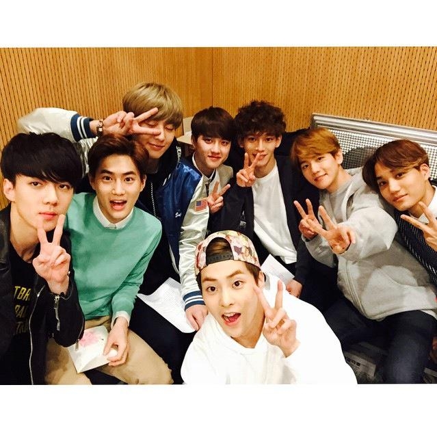 [exo][新聞]150413 cultwoshow ins 更新exo合照1p