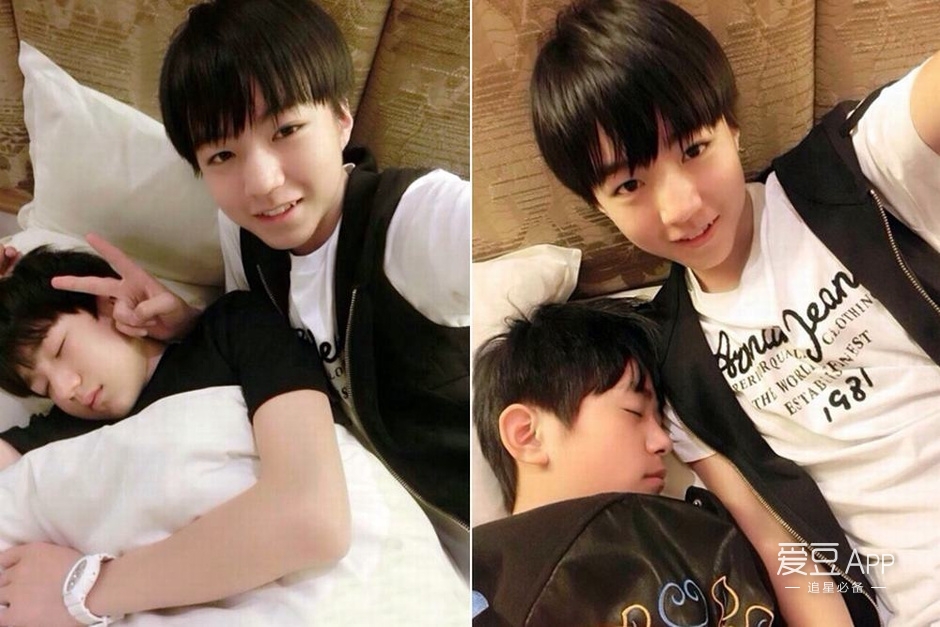 消息美得不像話鹿晗李易峰吳亦凡tfboys睡顏大放送