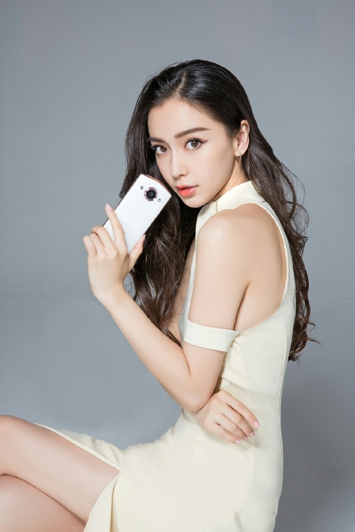 [angelababy[新闻]160607 美图手机拍摄花絮 baby美颜白裙美到哭