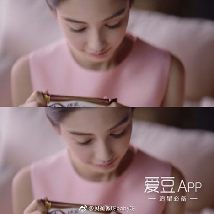 angelababy 新聞 愛豆分享 一組angelababy早前拍攝德芙巧克力的代言