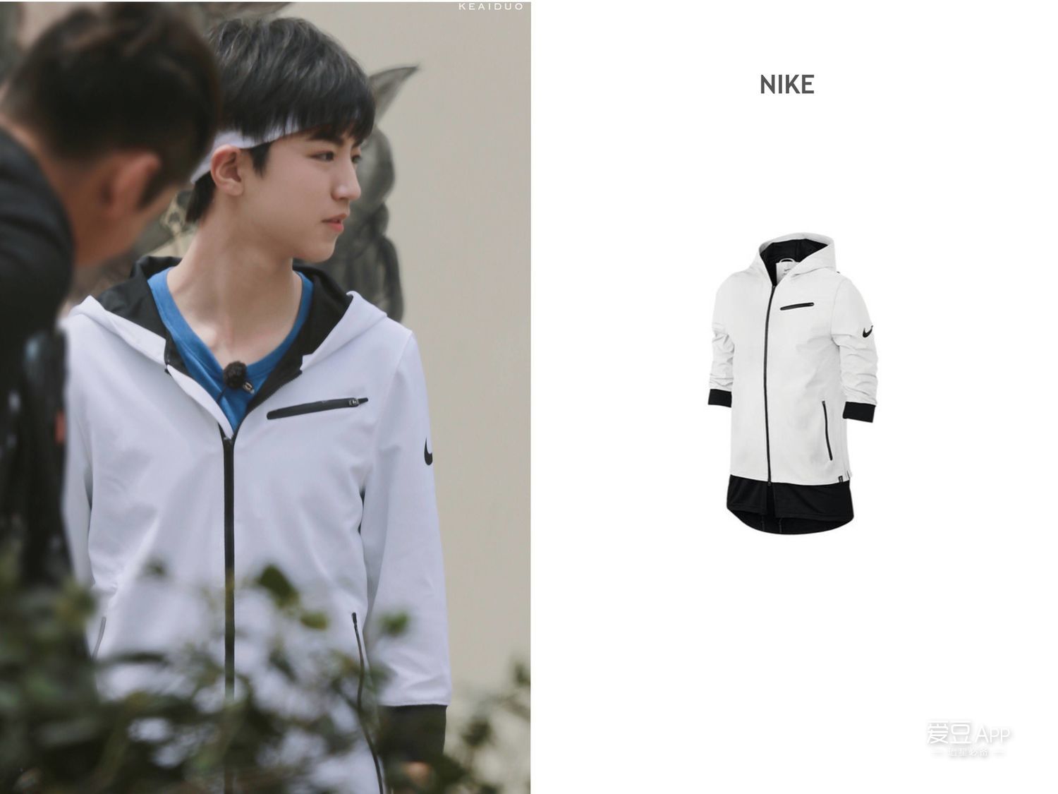 [tfboys][分享]170410 王俊凱穿nike運動服 乾淨少年一身青春時尚風